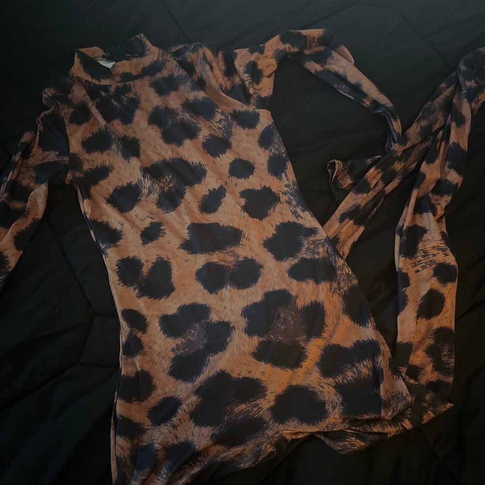 Cheetah print jumpsuit